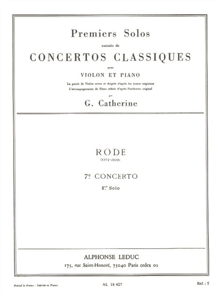 7th Concerto - 1st Solo